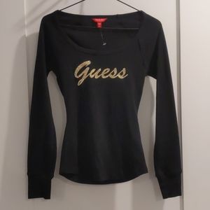 NWT Guess Bodycon Logo Top